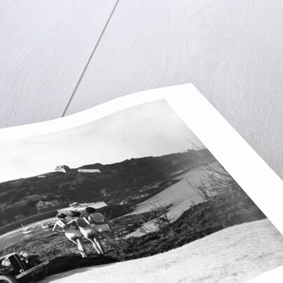 1932 Standard Little Nine saloon at Royal Bay, Jersey by Unknown