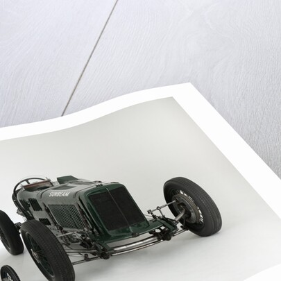 1924 Sunbeam Cub 2 litre with Sunbeam Cub Motorised child's pedal car replica by Unknown