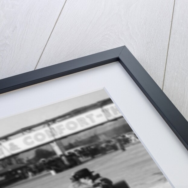 1938 S.S. 100 at Brooklands suring Junior Car Club event 25th March 1939 by Unknown