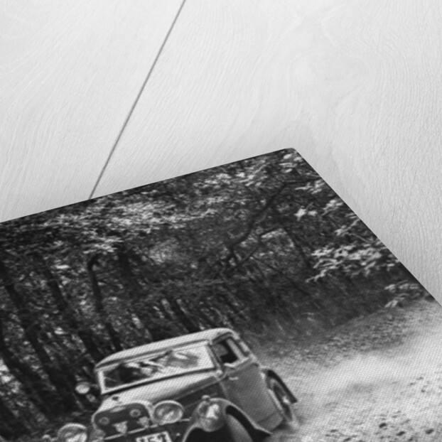 1934 Singer Nine Sports Coupe, Fingle hill by Unknown