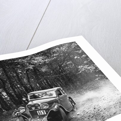 1934 Singer Nine Sports Coupe, Fingle hill by Unknown