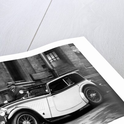 1933 Singer Nine Sports Coupe for Monte Carlo Rally, driver Stanley Barnes by Unknown