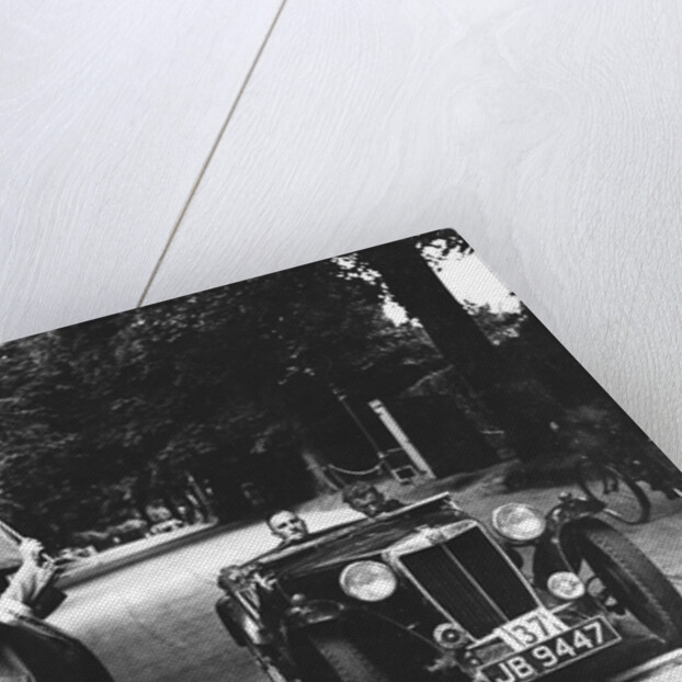 MG TA competing on 1937 MCC Torquay rally by Unknown