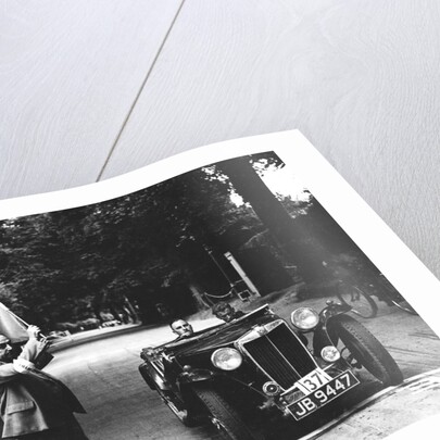 MG TA competing on 1937 MCC Torquay rally by Unknown