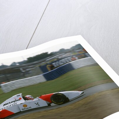 1994 McLaren Peugeot MP4-9 Martin Brundle, tyre testing at Silverstone by Unknown