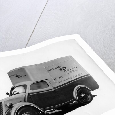 Ford E83W 10cwt Emergency food van in London World War 2 by Anonymous