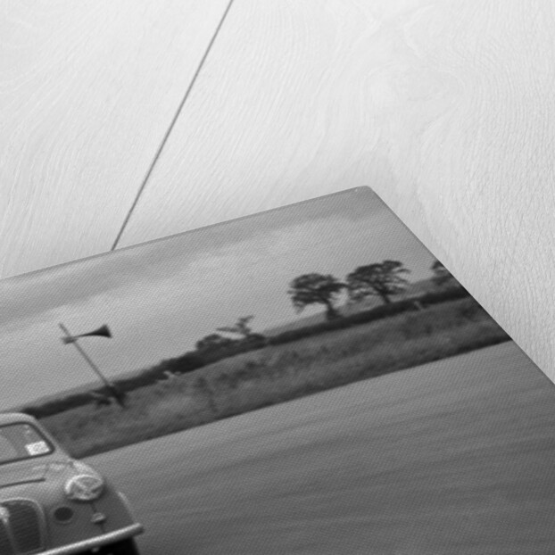 Austin A35 at 750 MC 6 hour relay race Silverstone 1957 by Unknown