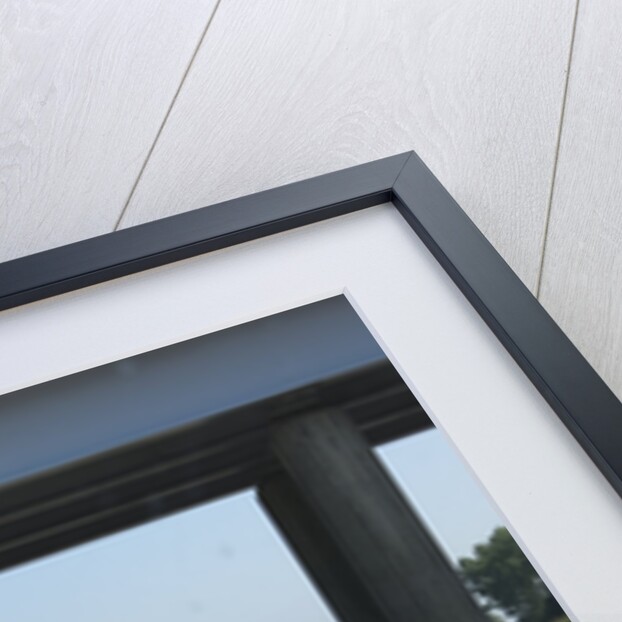 Passing Eddie Stobart truck on the A46 with satnav screen on windscreen by Anonymous