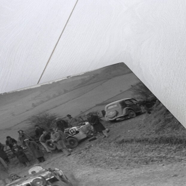 MG PA of J Twyford competing in the MG Car Club Midland Centre Trial, 1938 by Bill Brunell