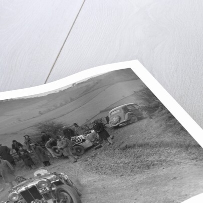 MG PA of J Twyford competing in the MG Car Club Midland Centre Trial, 1938 by Bill Brunell