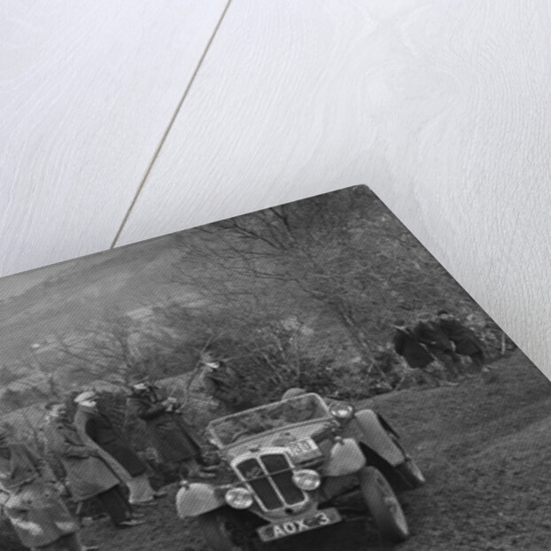 Austin 7 Grasshopper of TH Cole competing in the MG Car Club Midland Centre Trial, 1938 by Bill Brunell