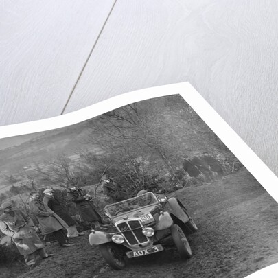 Austin 7 Grasshopper of TH Cole competing in the MG Car Club Midland Centre Trial, 1938 by Bill Brunell