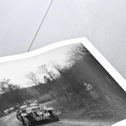 1935 1496 cc Singer competing in the Great West Motor Club Thatcher Trophy, 1938 by Bill Brunell
