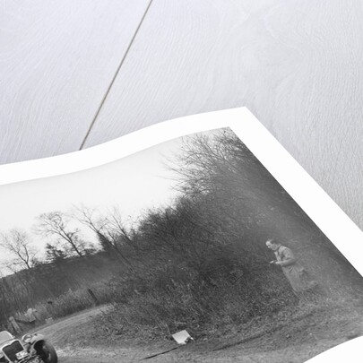 1935 972 cc Singer competing in the Great West Motor Club Thatcher Trophy, 1938 by Bill Brunell