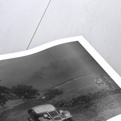 Ford V8 saloon of WS Millar competing in the MCC Sporting Trial, 1935 by Bill Brunell