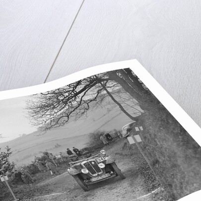 Austin 7 Grasshopper of WH Scriven competing in the MG Car Club Midland Centre Trial, 1938 by Bill Brunell