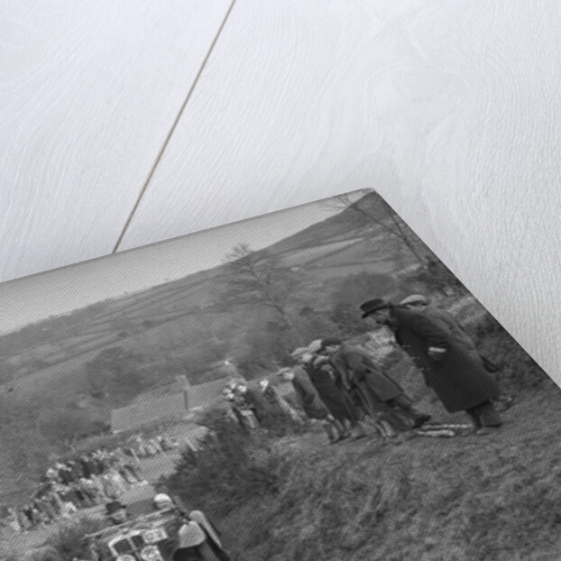 Austin 7 Grasshopper of Alf Langley competing at the MG Car Club Midland Centre Trial, 1938 by Bill Brunell
