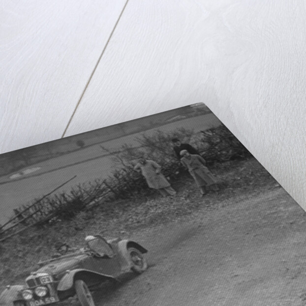 Austin 7 Grasshopper of Alf Langley competing at the MG Car Club Midland Centre Trial, 1938 by Bill Brunell