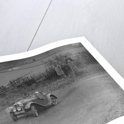 Austin 7 Grasshopper of Alf Langley competing at the MG Car Club Midland Centre Trial, 1938 by Bill Brunell