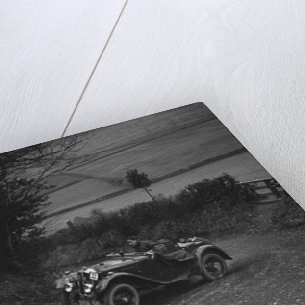 Austin 7 Grasshopper of CD Buckley competing at the MG Car Club Midland Centre Trial, 1938 by Bill Brunell
