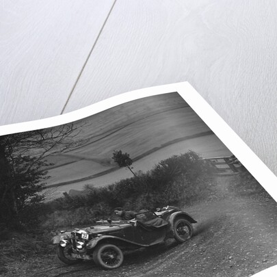 Austin 7 Grasshopper of CD Buckley competing at the MG Car Club Midland Centre Trial, 1938 by Bill Brunell