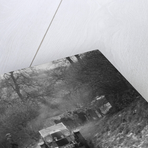 Alvis 12/60 of A Powys-Lybbe competing in the Sunbac Colmore Trial, Gloucestershire, 1933 by Bill Brunell