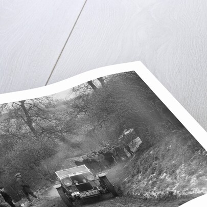 Alvis 12/60 of A Powys-Lybbe competing in the Sunbac Colmore Trial, Gloucestershire, 1933 by Bill Brunell