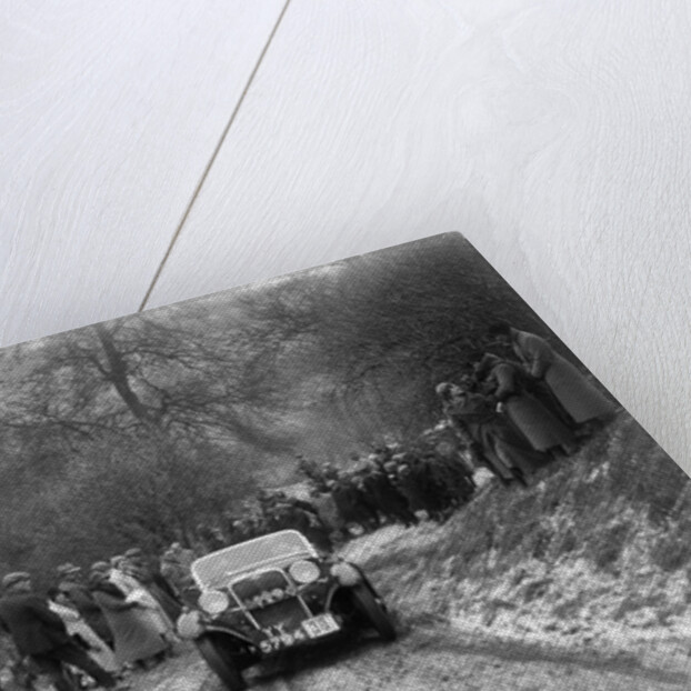 Singer of W Writer competing at the Sunbac Colmore Trial, Gloucestershire, 1933 by Bill Brunell