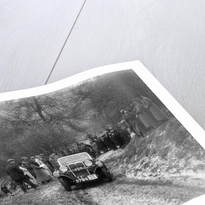 Singer of W Writer competing at the Sunbac Colmore Trial, Gloucestershire, 1933 by Bill Brunell