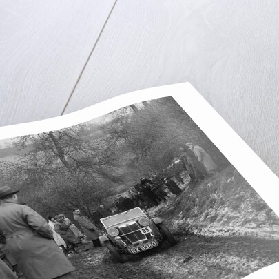 Cycle-winged MG J2 of JR Temple competing at the Sunbac Colmore Trial, Gloucestershire, 1933 by Bill Brunell