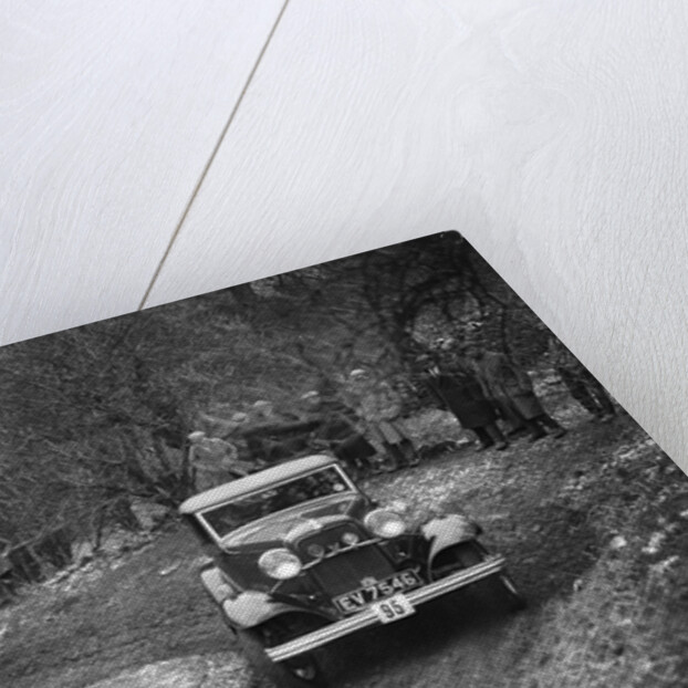 Ford V8 open tourer of H Hillcoat competing in the Sunbac Colmore Trial, Gloucestershire, 1933 by Bill Brunell