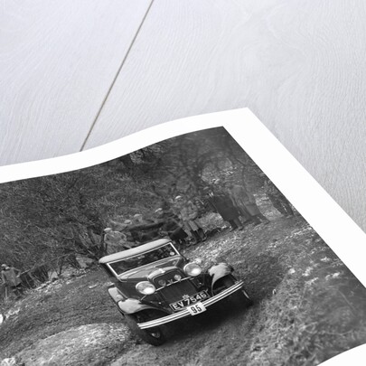 Ford V8 open tourer of H Hillcoat competing in the Sunbac Colmore Trial, Gloucestershire, 1933 by Bill Brunell