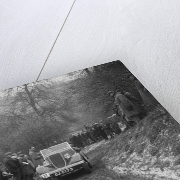 Ford V8 open tourer of H Hillcoat competing at the Sunbac Colmore Trial, Gloucestershire, 1933 by Bill Brunell