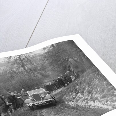 Ford V8 open tourer of H Hillcoat competing at the Sunbac Colmore Trial, Gloucestershire, 1933 by Bill Brunell