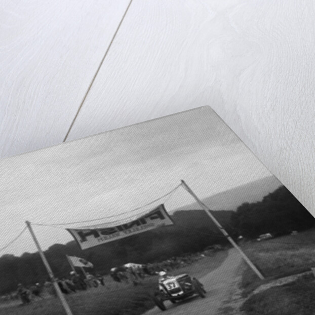 Frazer-Nash crossing the finishing line, MAC Shelsley Walsh Speed Hill Climb, Worcestershire, 1935 by Bill Brunell