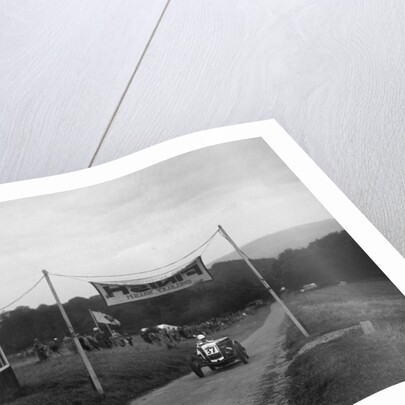 Frazer-Nash crossing the finishing line, MAC Shelsley Walsh Speed Hill Climb, Worcestershire, 1935 by Bill Brunell