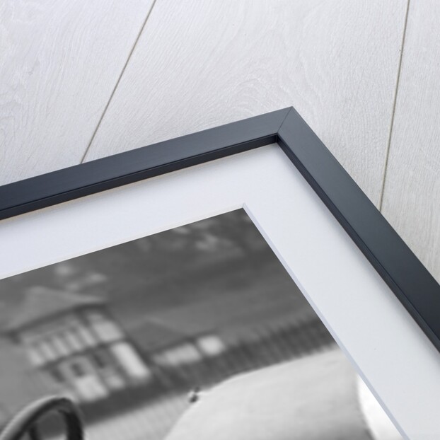 Bertie Kensington Moir in an Aston Martin crude test body, Brooklands, c1921 by Bill Brunell