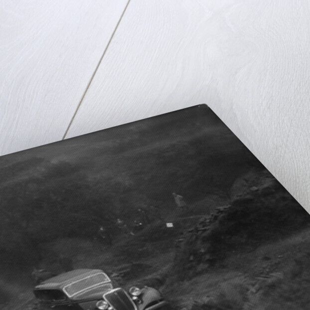 Ford V8 saloon of TC Wise competing in the MCC Sporting Trial, 1935 by Bill Brunell