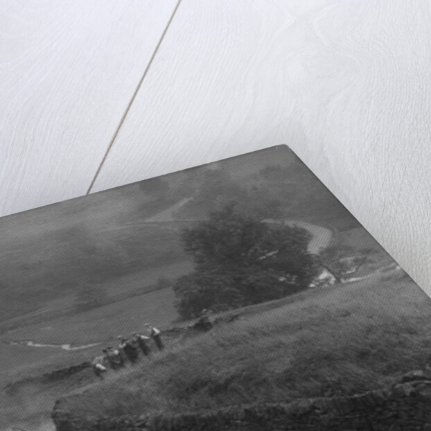 Ford V8 saloon of F Allott competing in the MCC Sporting Trial, 1935 by Bill Brunell