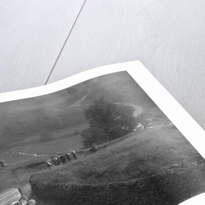 Ford V8 saloon of F Allott competing in the MCC Sporting Trial, 1935 by Bill Brunell