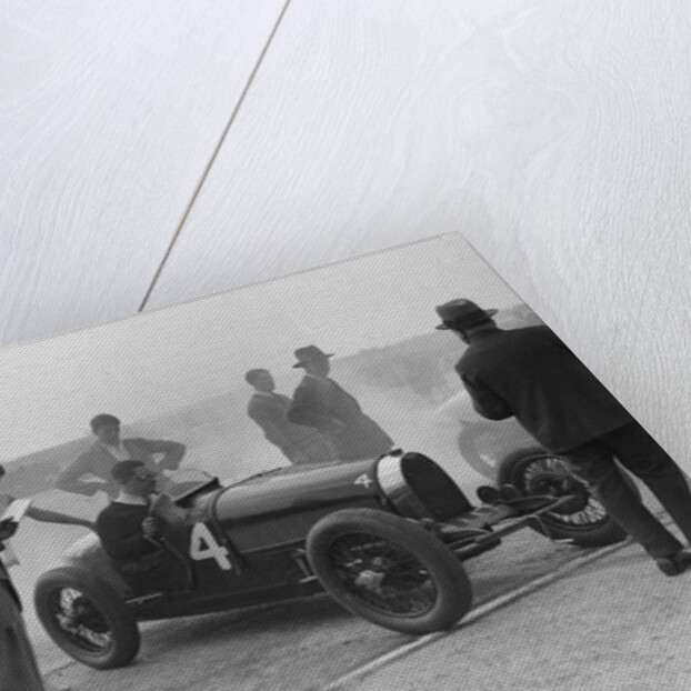 Bugatti at a Surbiton Motor Club race meeting, Brooklands, Surrey, 1928 by Bill Brunell