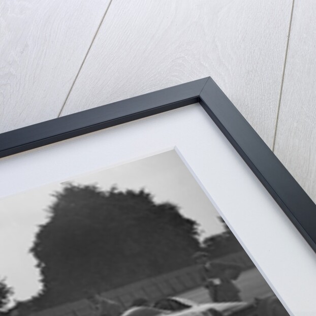Delage of J Taylor and Bentley of Dudley Froy, Surbiton Motor Club race meeting, Brooklands, 1928 by Bill Brunell