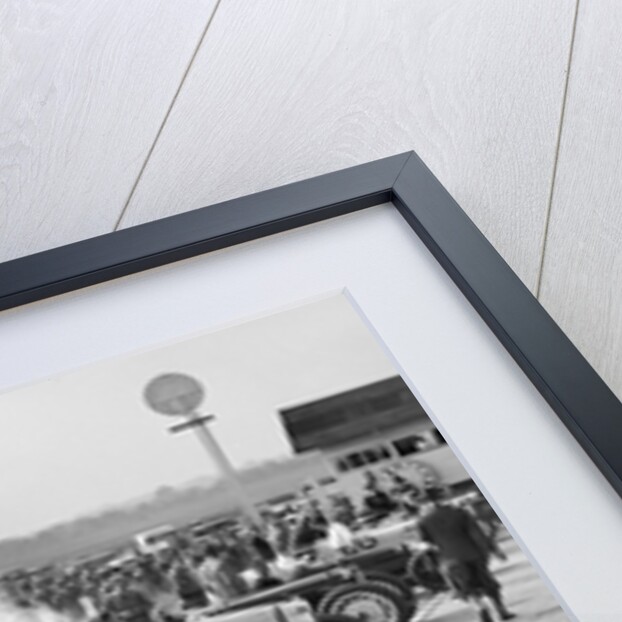 Cars on the start line, Surbiton Motor Club race meeting, Brooklands, Surrey, 1928 by Bill Brunell