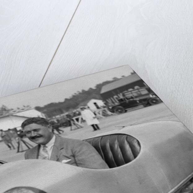 Tiny Scholefield with his Buick at a Surbiton Motor Club race meeting, Brooklands, Surrey, 1928 by Bill Brunell