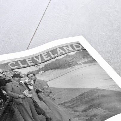 Major Blake Bale by the pits at Brooklands, Surrey, c1930s(?) by Bill Brunell