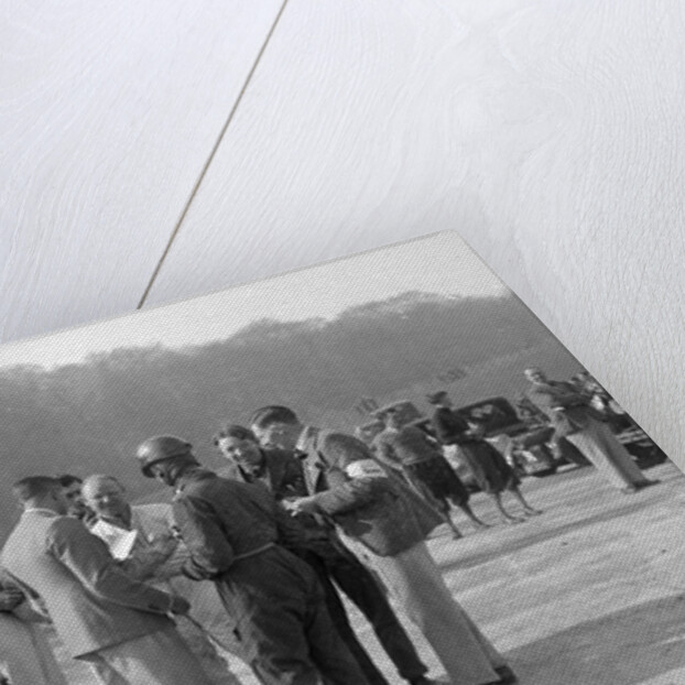 Motor racing meeting at Donington Park, Leicestershire, late 1930s by Bill Brunell