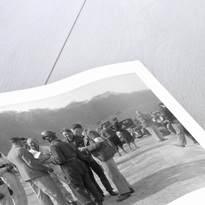 Motor racing meeting at Donington Park, Leicestershire, late 1930s by Bill Brunell