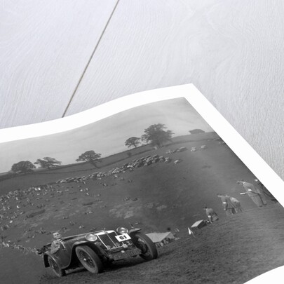 MG Magnette competing in the MG Car Club Rushmere Hillclimb, Shropshire, 1935 by Bill Brunell