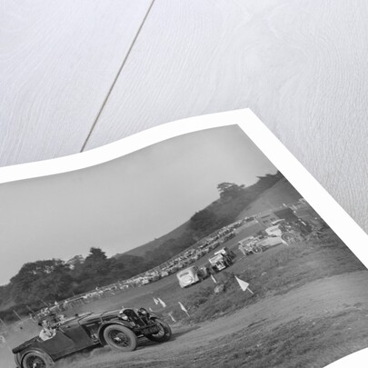 Wolseley Hornet McEvoy Special competing in the MG Car Club Rushmere Hillclimb, Shropshire, 1935 by Bill Brunell
