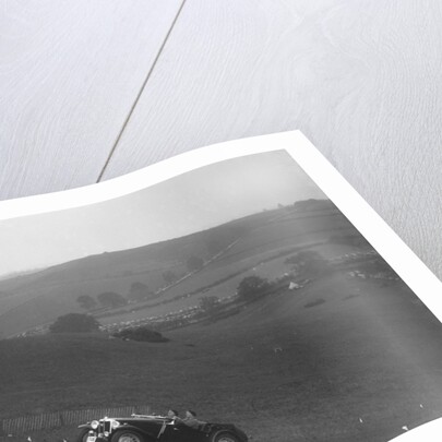 MG Magnette competing in the MG Car Club Rushmere Hillclimb, Shropshire, 1935 by Bill Brunell